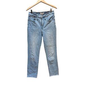 Madewell The Perfect Vintage Jean‎ Straight Leg High-Rise Boho Minimalist 27